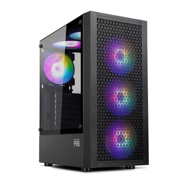 [케이스] KRAFT KOREA R6 Black (미들타워)