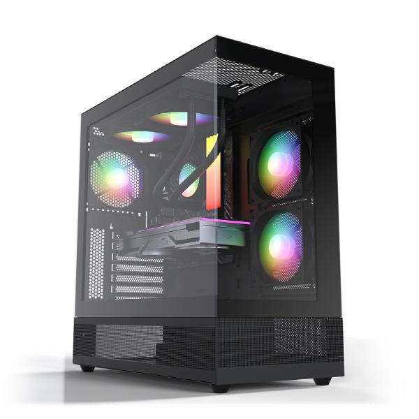 [케이스] GDEVIL GD3 강화유리 (블랙) (미들타워)